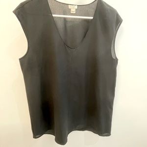 J. Crew Factory Women’s Black Short Sleeve Blouse. Size 12.